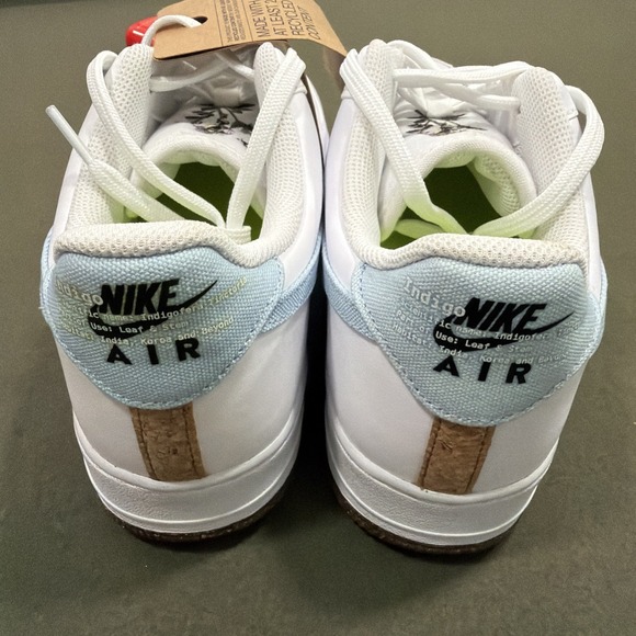 BRAND NEW Nike Air Force 1 \'07 LV8 Indigo CZ0338-100 Size 11.5 Authenticated! DS main image 4
